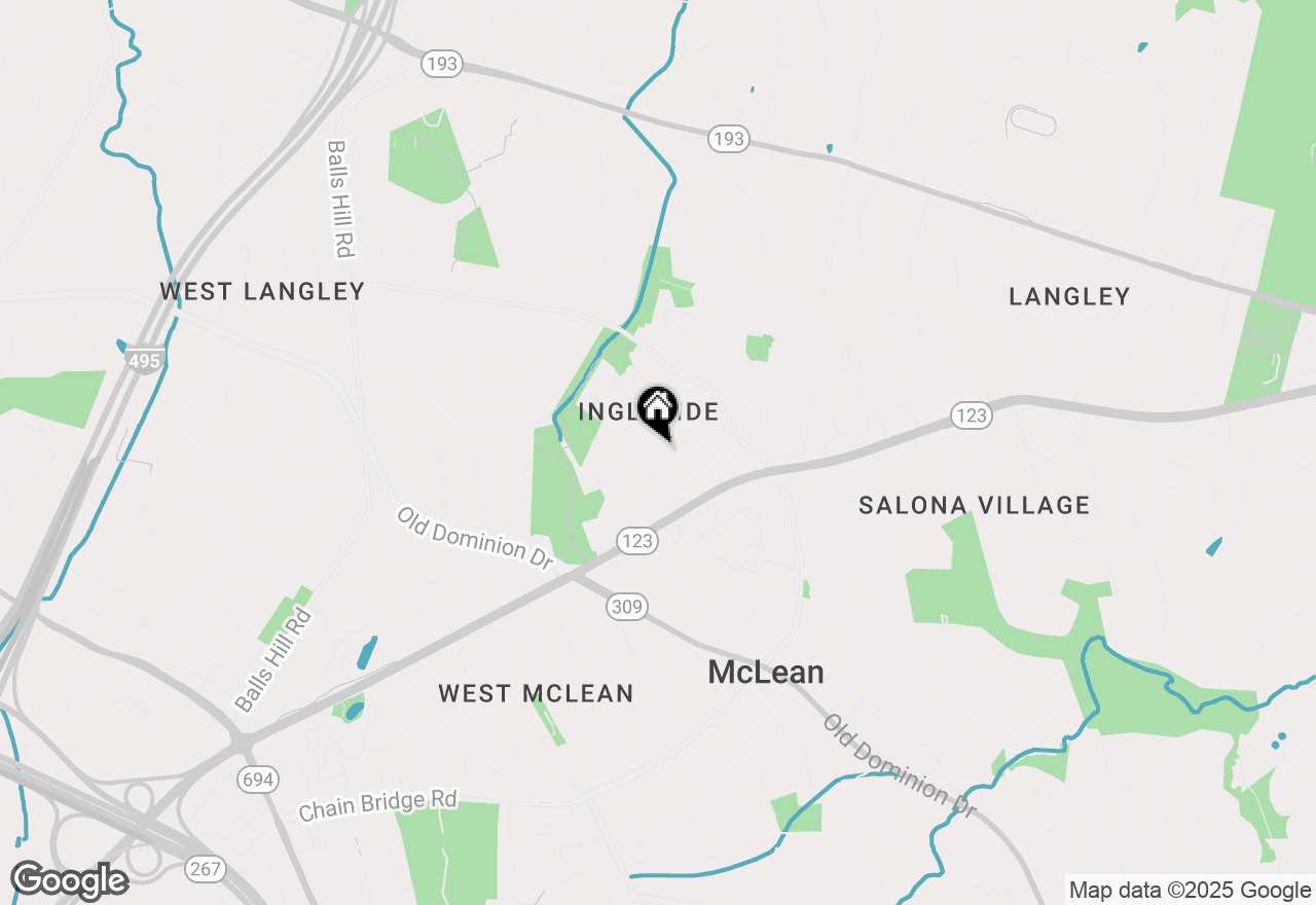 Map of 6885 Melrose Drive, Mclean, VA 22101