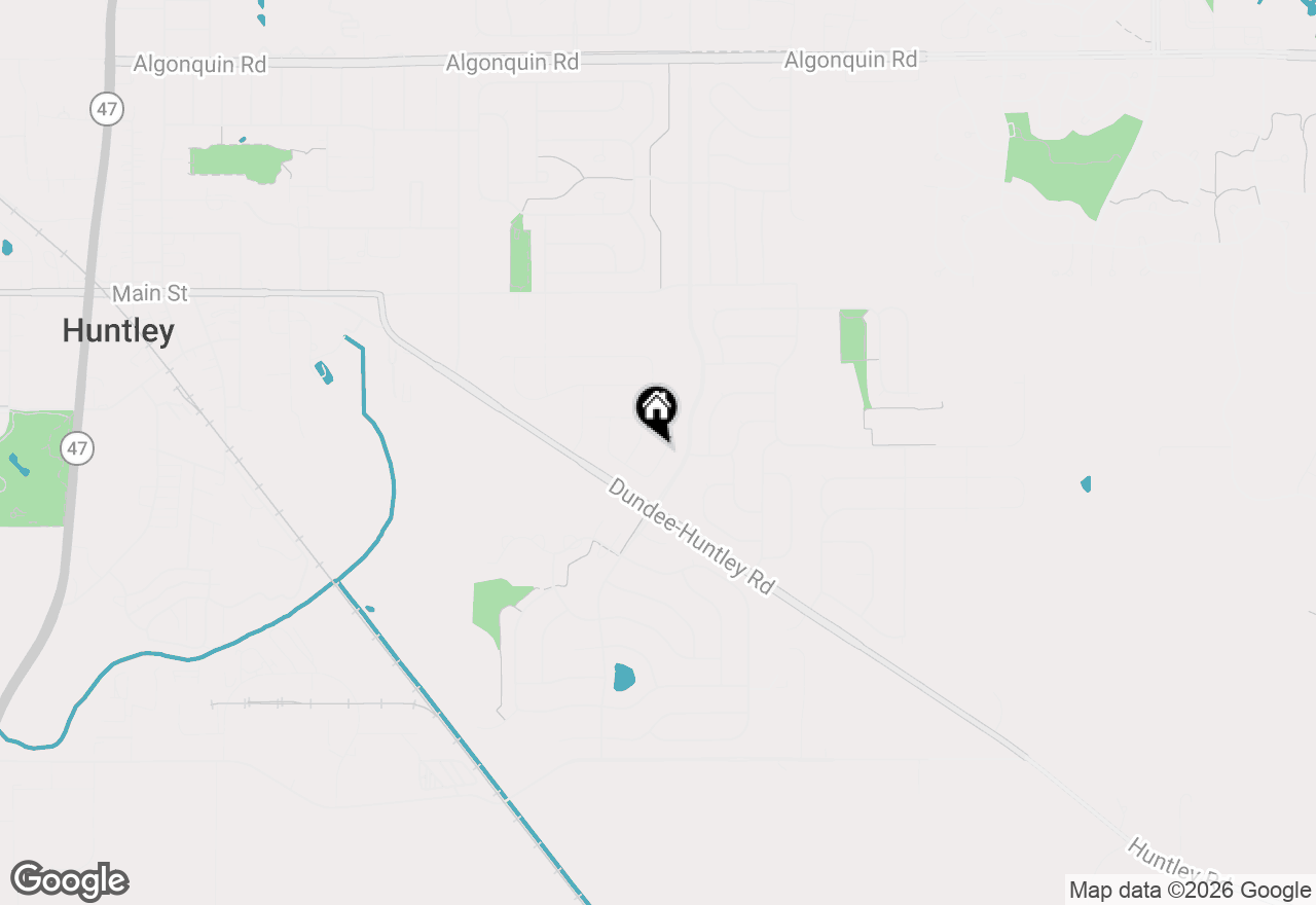 Map of 11351 Saxony Street, Huntley, IL 60142