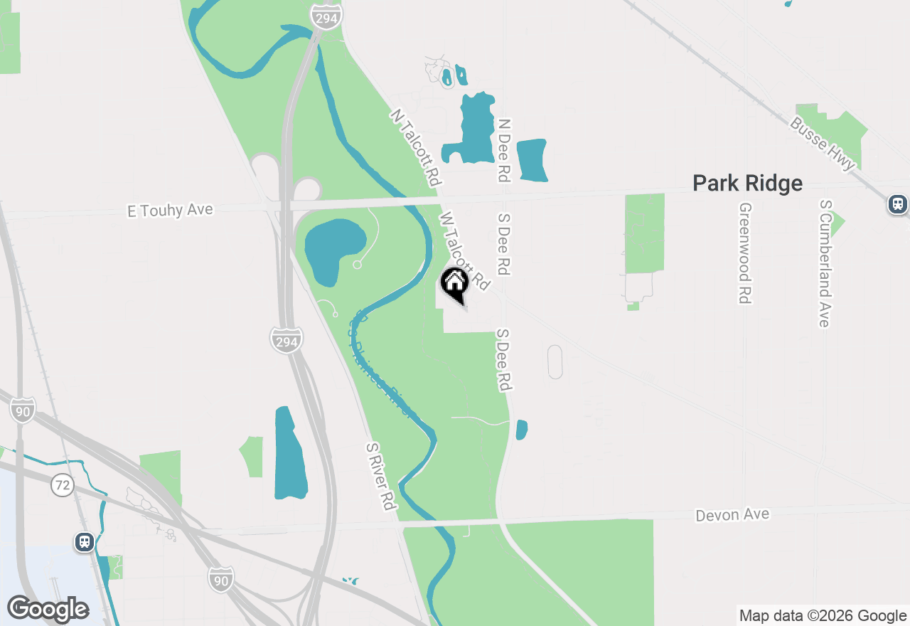 Map of 500 Thames Parkway #1F, Park Ridge, IL 60068