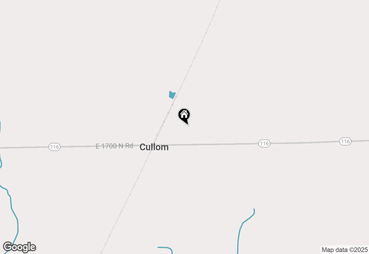 Map of 120 N Hickory Street, Cullom, IL 60929