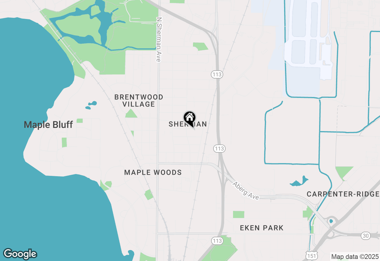 Map of 1909 Northwestern Avenue, Madison, WI 53704