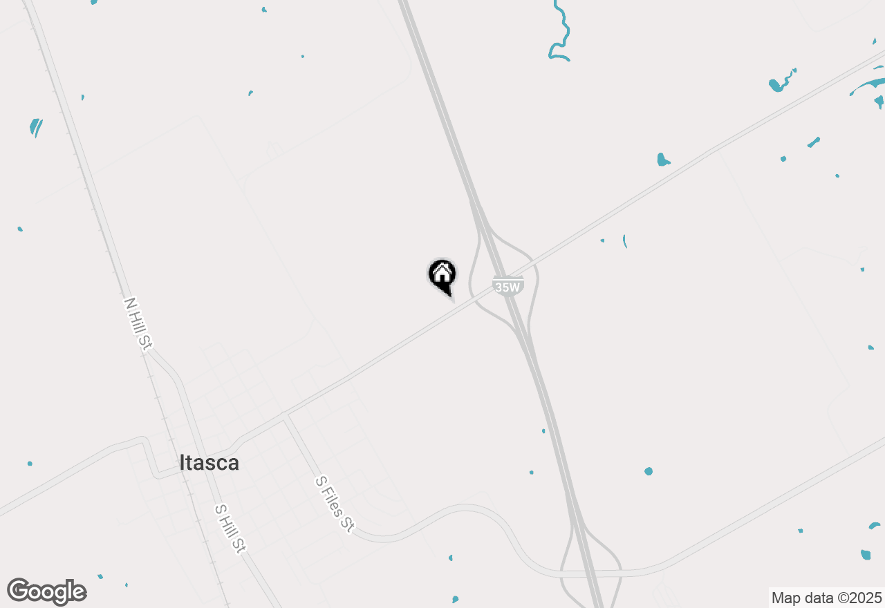 Map of 1201 E Main Street, Itasca, TX 76055