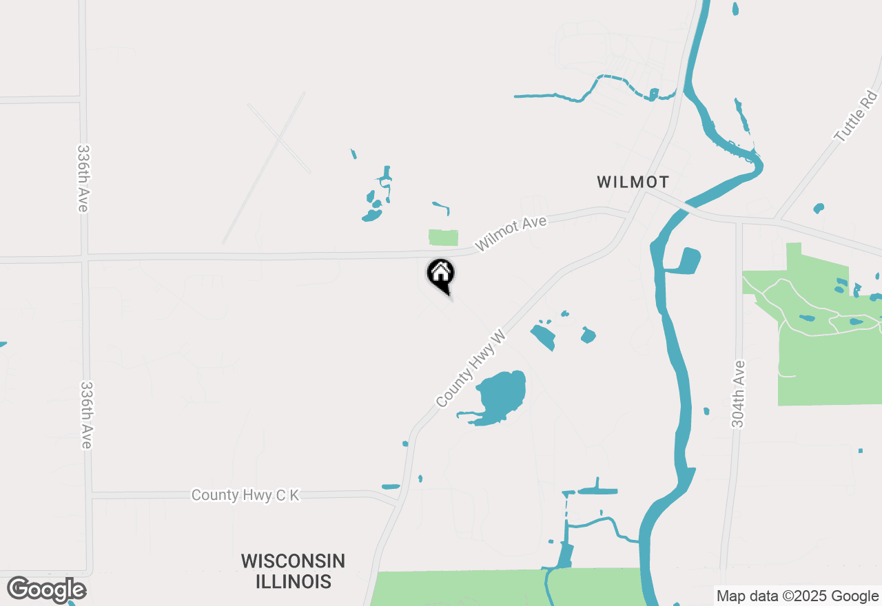 Map of 31700 118th St, Twin Lakes, WI 53181