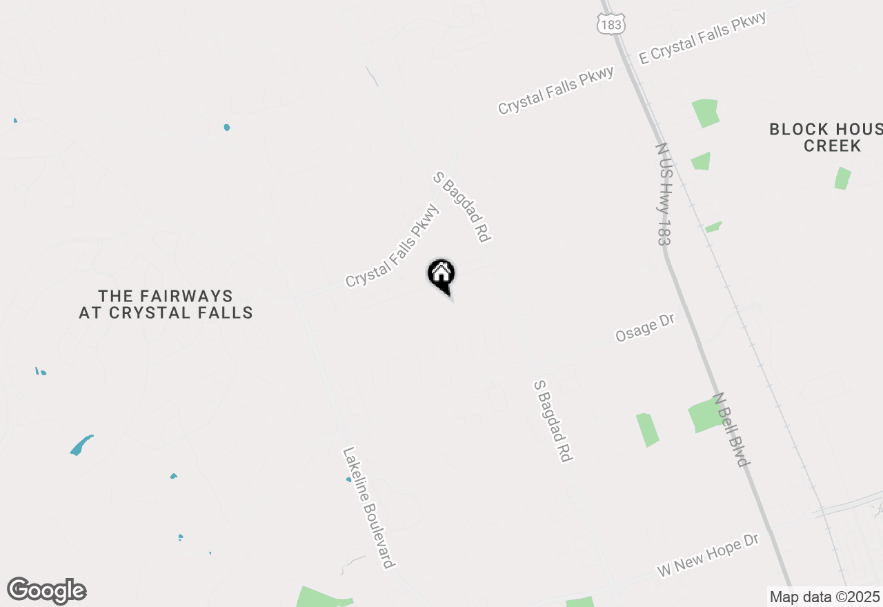 Map of 1106 Oakwood Dr, Leander, TX 78641