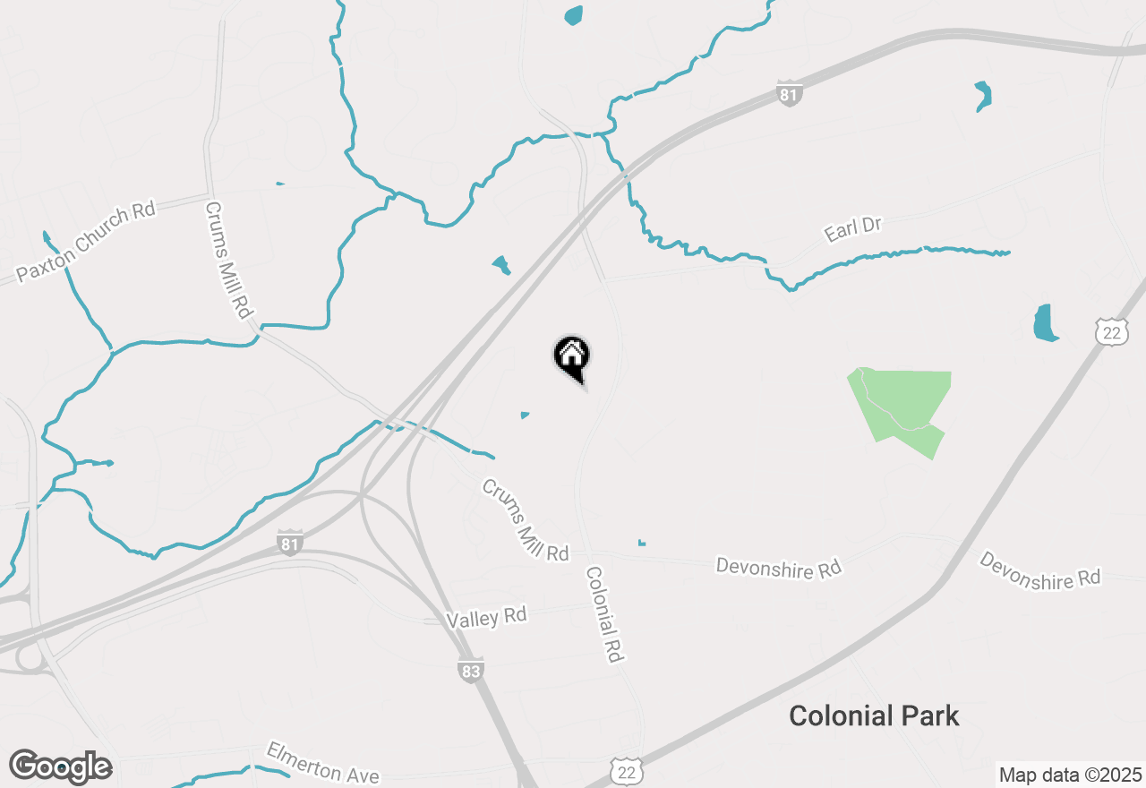 Map of 1041 Ellie Lane W #LOT 1101, Harrisburg, PA 17112