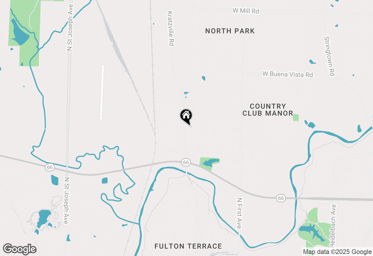 Map of 3101 Kratzville Road, Evansville, IN 47710