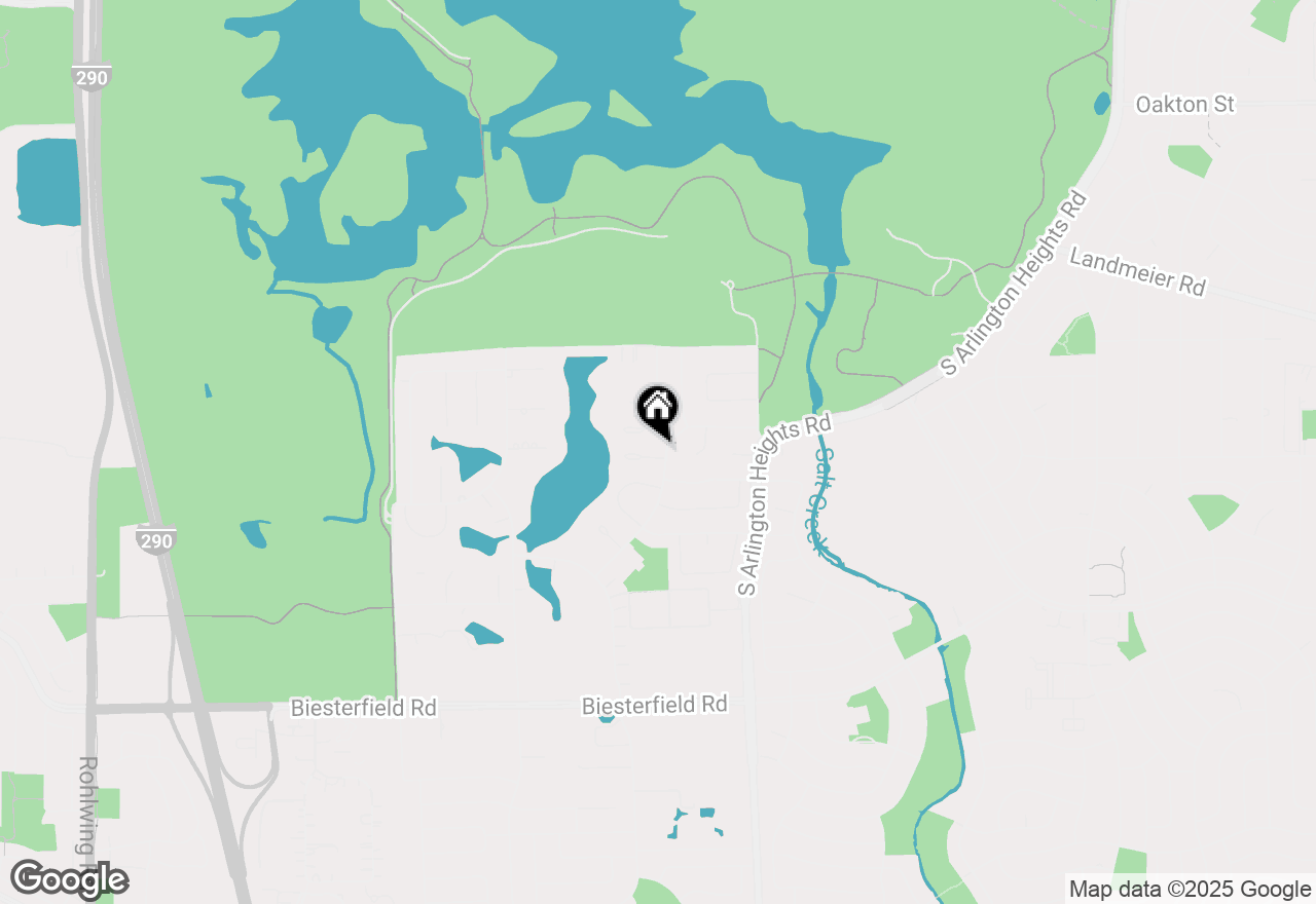 Map of 646 Dauphine Court #H, Elk Grove Village, IL 60007