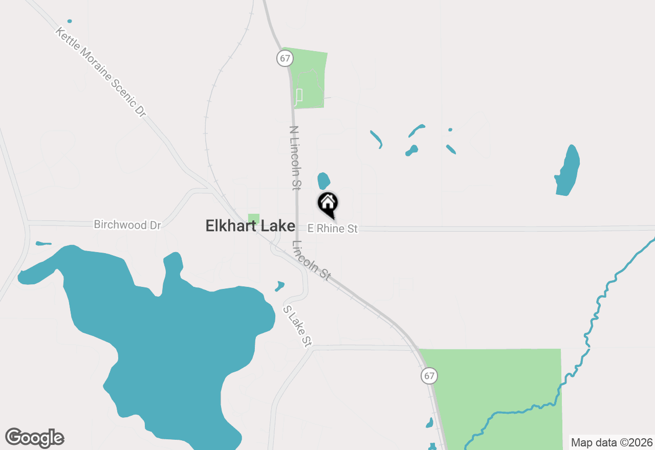Map of 441 E Rhine St, Elkhart Lake, WI 53020