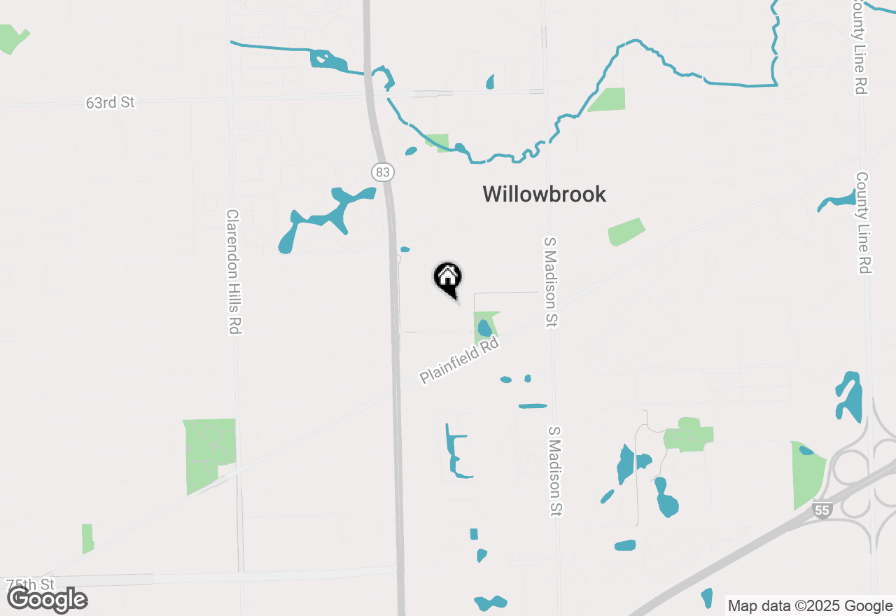 Map of 732 68th Place, Willowbrook, IL 60527