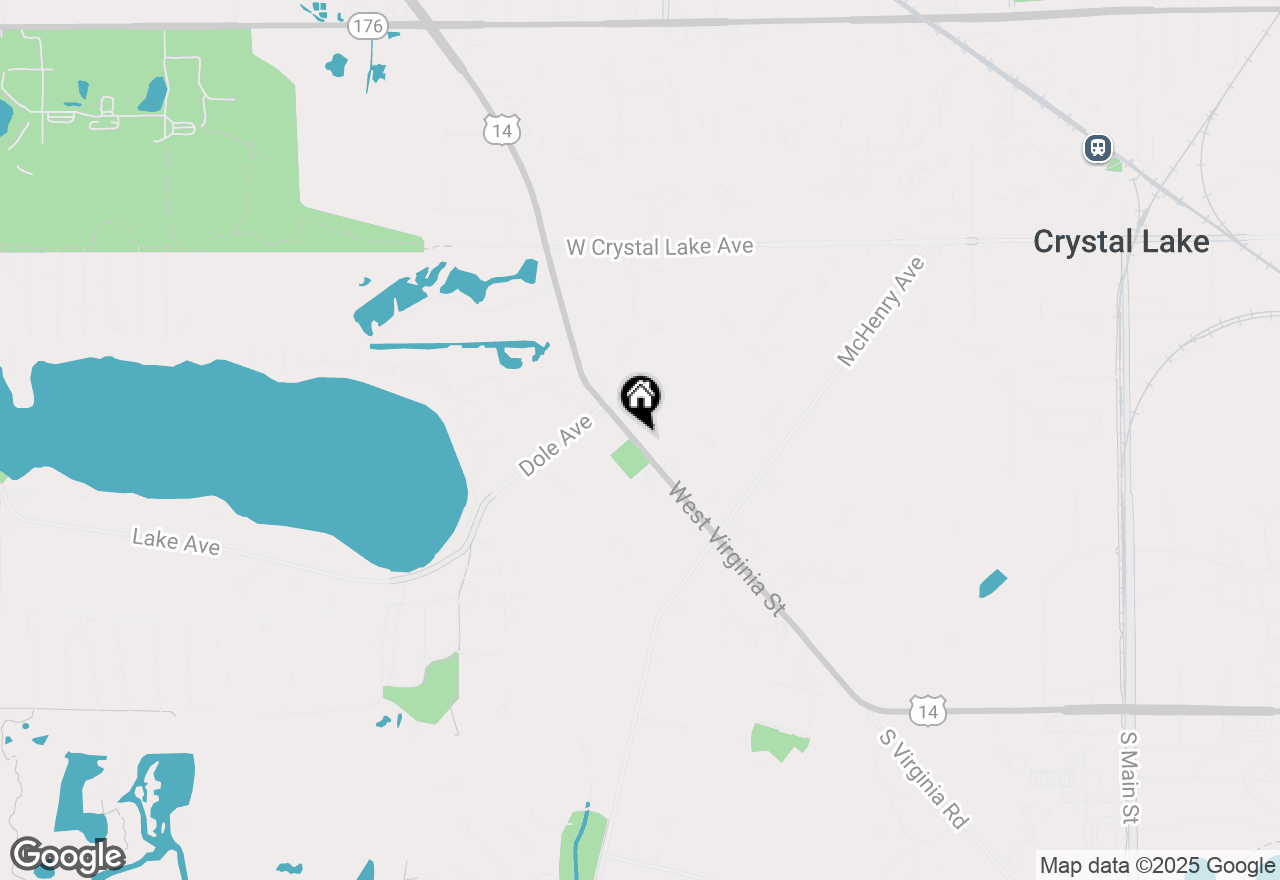 Map of 436-438 W Virginia Street, Crystal Lake, IL 60014