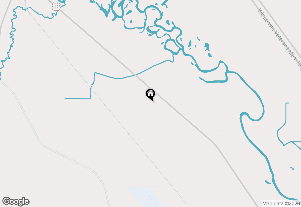 Map of N5926 Walker Road, New Lisbon, WI 53950