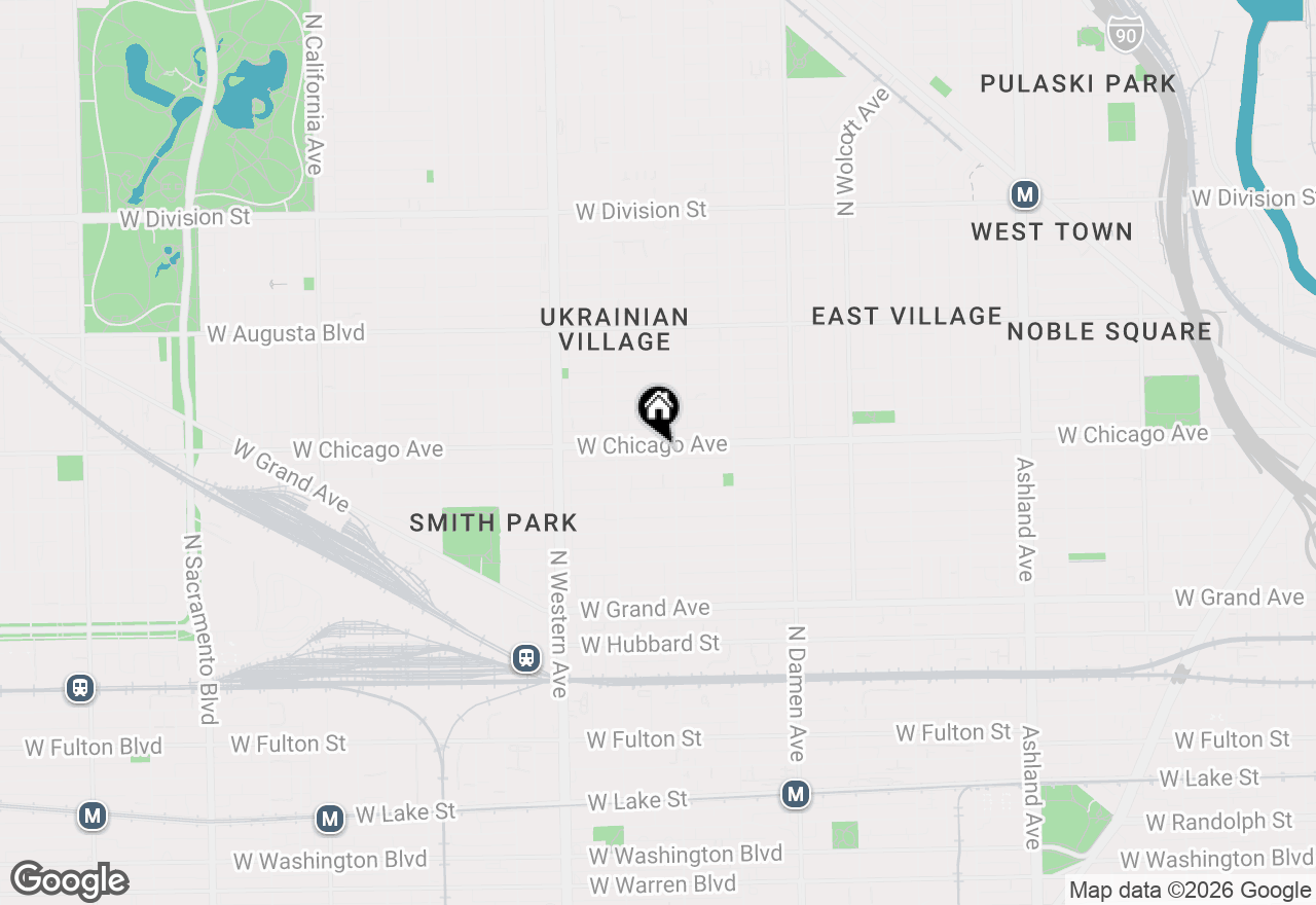 Map of 2217 W Chicago Avenue #3R, Chicago, IL 60622