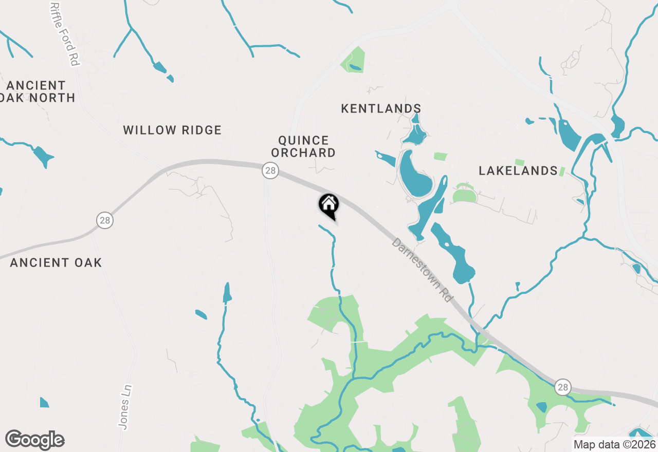 Map of 12002 Cherry Blossom Place, Gaithersburg, MD 20878