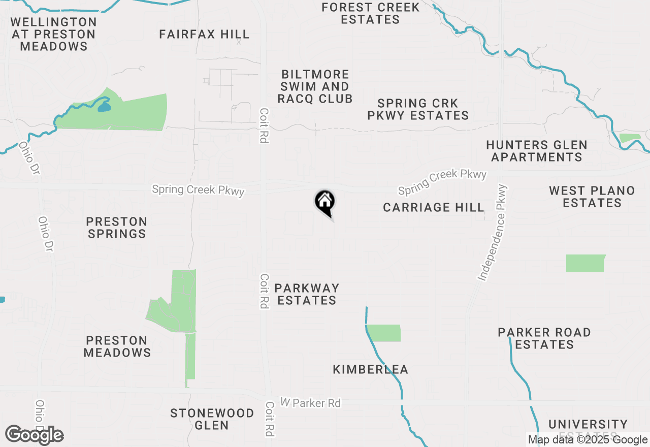 Map of 5113 Teddington Park Drive, Plano, TX 75023