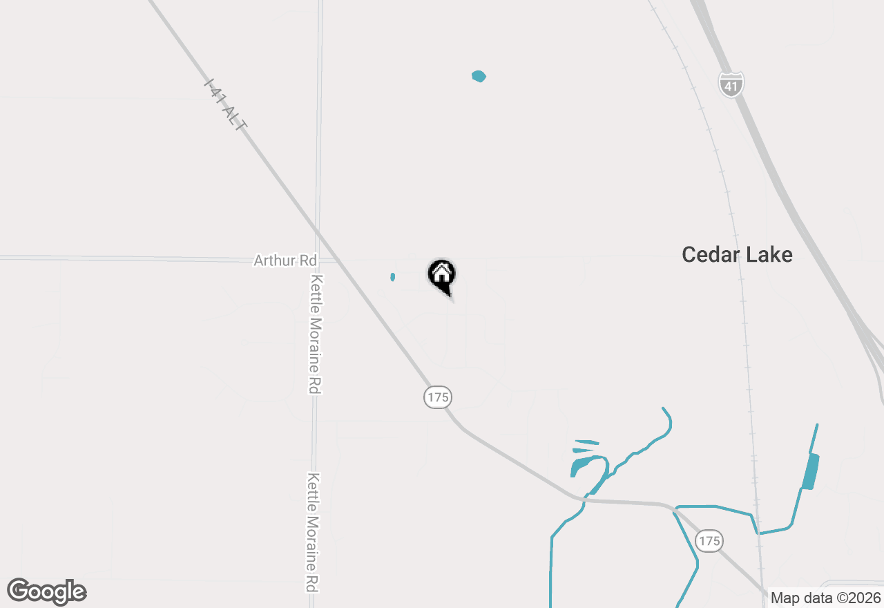 Map of 615 Lambert Dr, Slinger, WI 53086