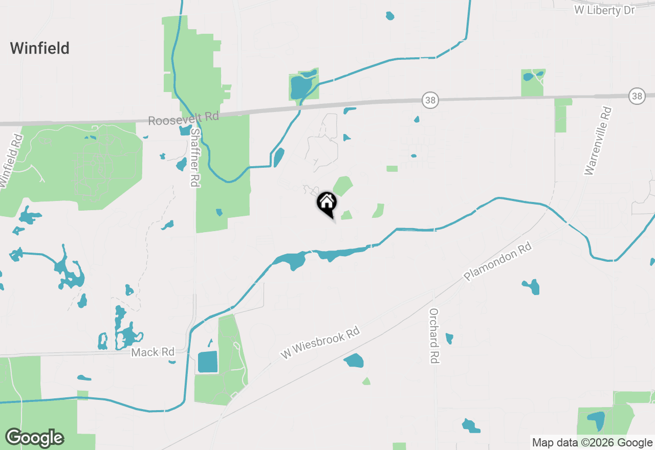 Map of 2043 Spring Green Drive, Wheaton, IL 60189