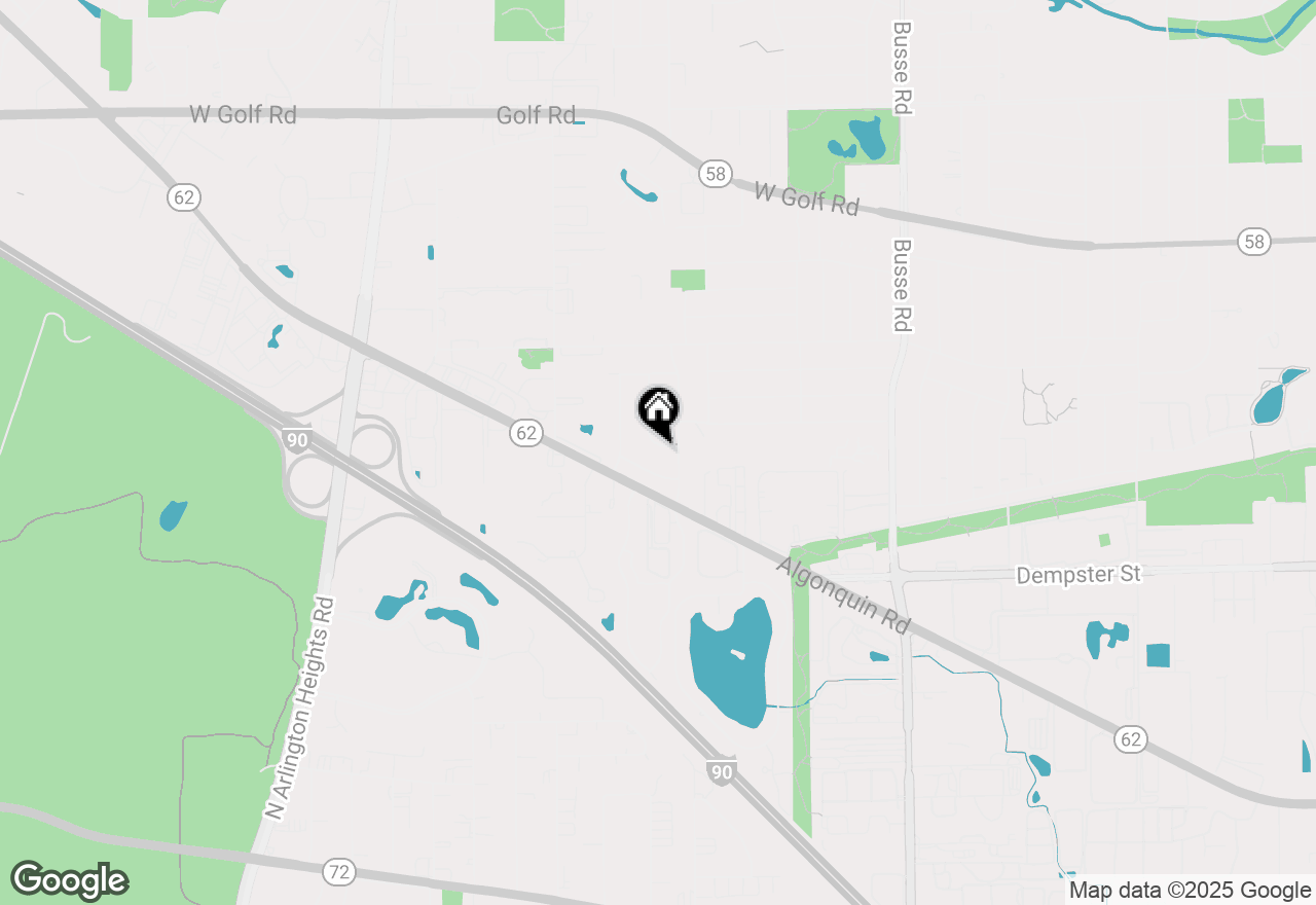 Map of 2430 S Shag Bark Trail, Arlington Heights, IL 60005