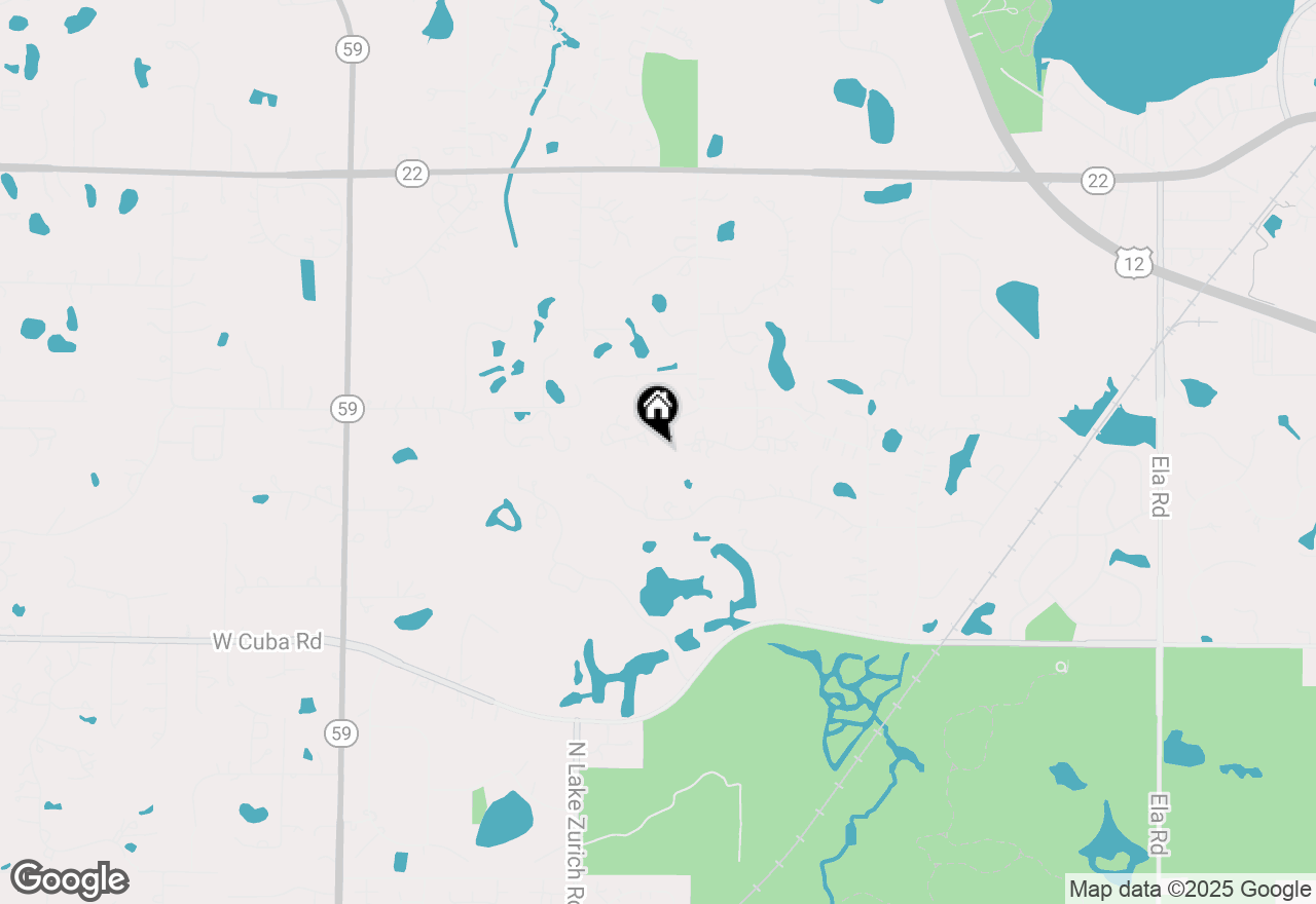 Map of 105 Kaitlins Way, Barrington, IL 60010