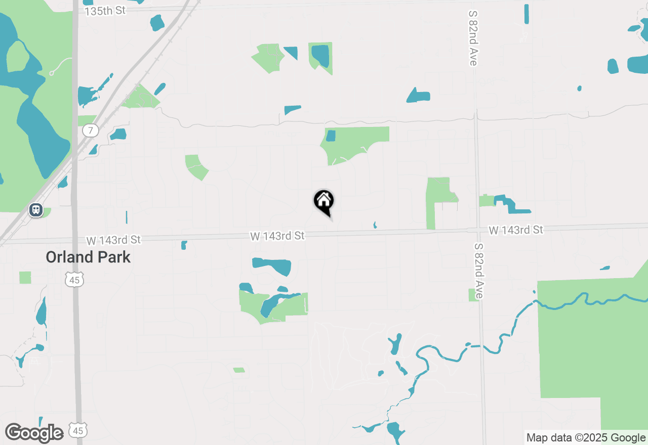 Map of 8720 Berkley Court, Orland Park, IL 60462