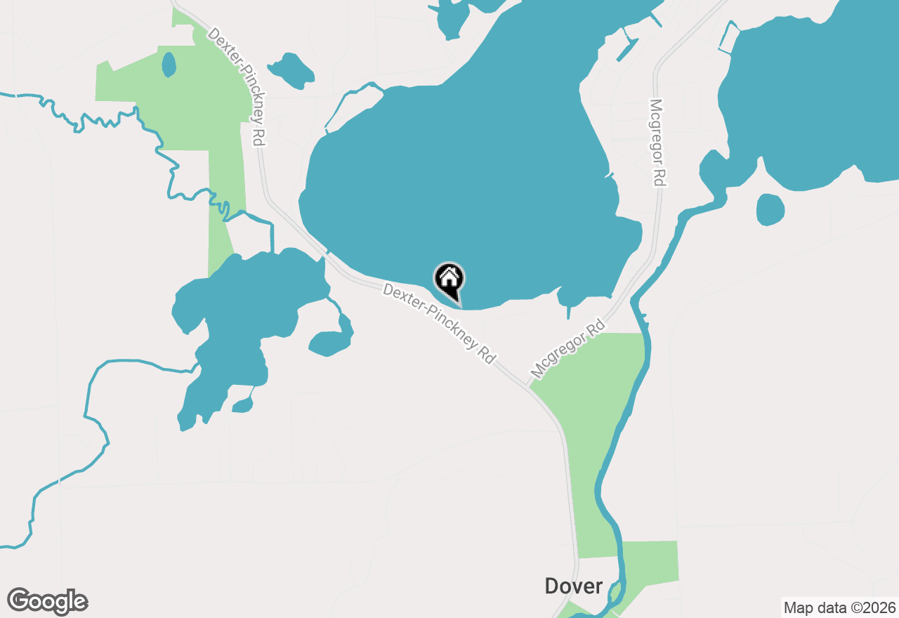 Map of 8980 Dexter Pinckney Road, Pinckney, MI 48169