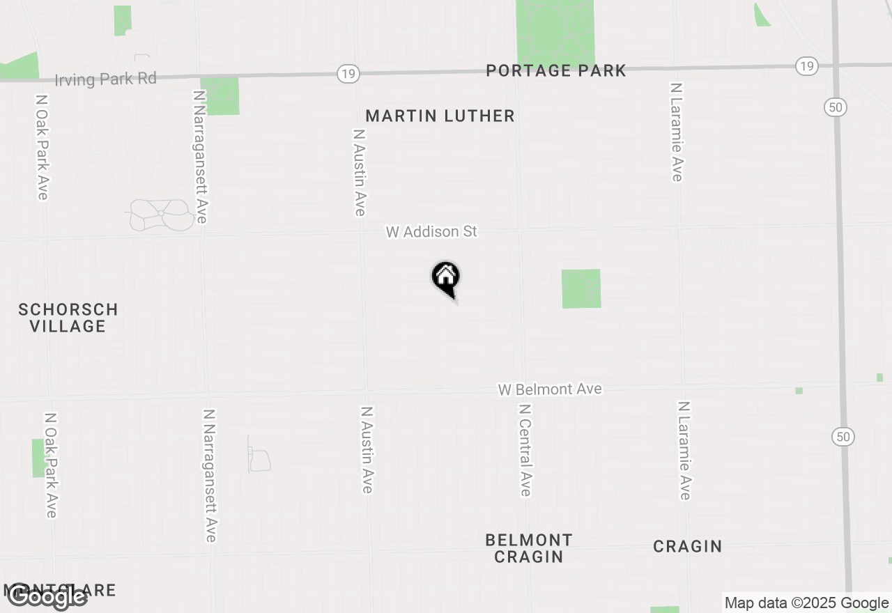 Map of 5758 W Roscoe Street, Chicago, IL 60634