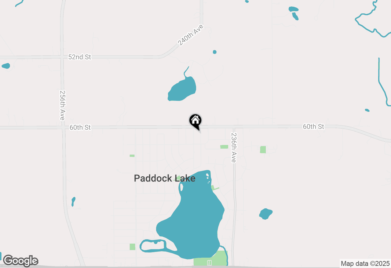 Map of 6023 241st Ave, Salem, WI 53168