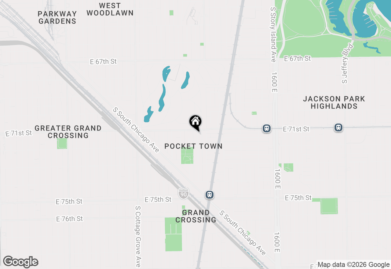 Map of 7116 S University Avenue, Chicago, IL 60619