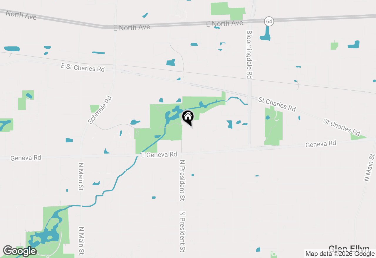Map of 491 Timber Ridge Drive #102, Carol Stream, IL 60188