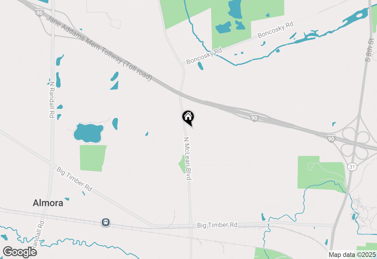 Map of 1425 N Mclean Boulevard #900, Elgin, IL 60123