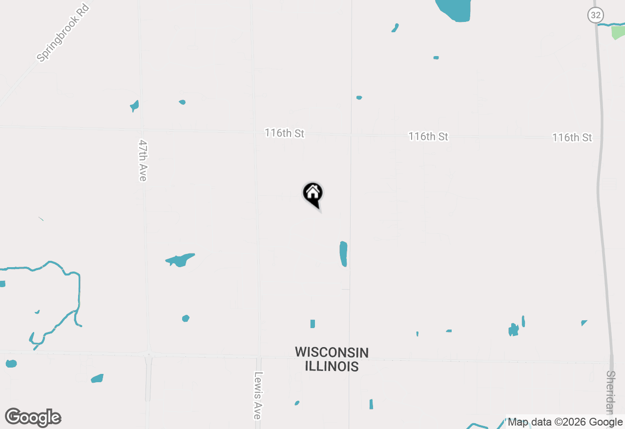 Map of 3500 121st St, Pleasant Prairie, WI 53158