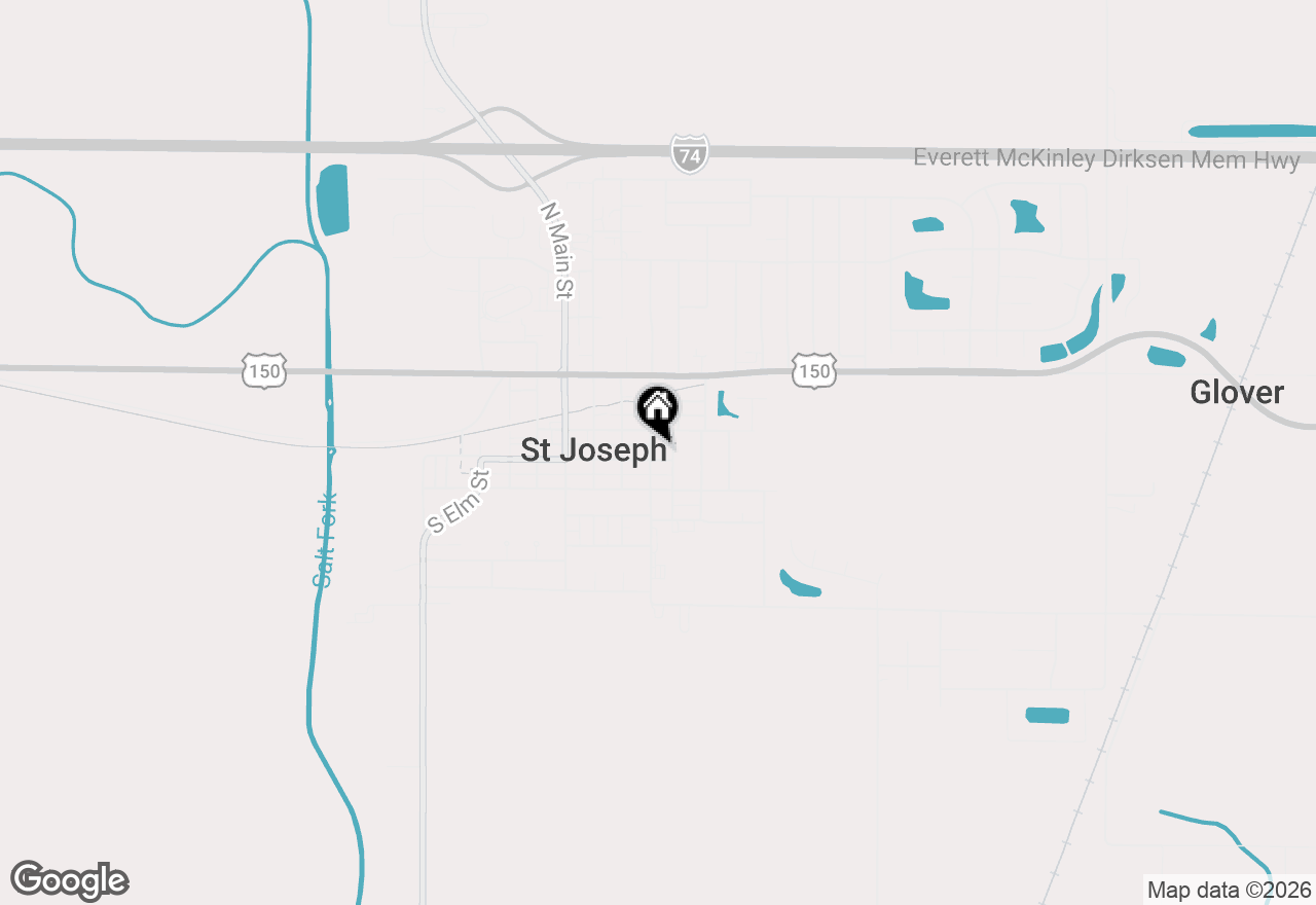 Map of 108 S 5th Street, St. Joseph, IL 61873