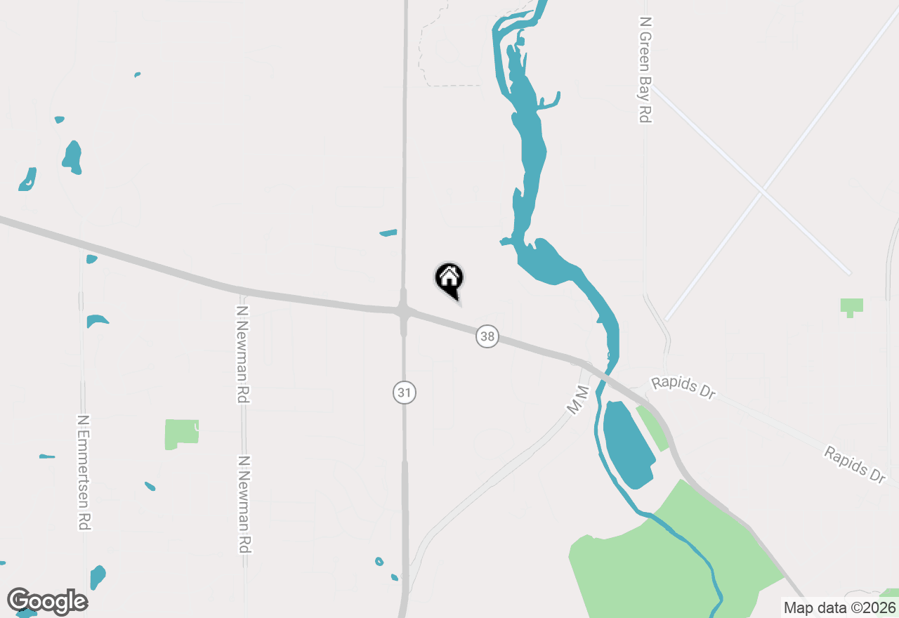 Map of 4426 Northwestern Ave, Mount Pleasant, WI 53405