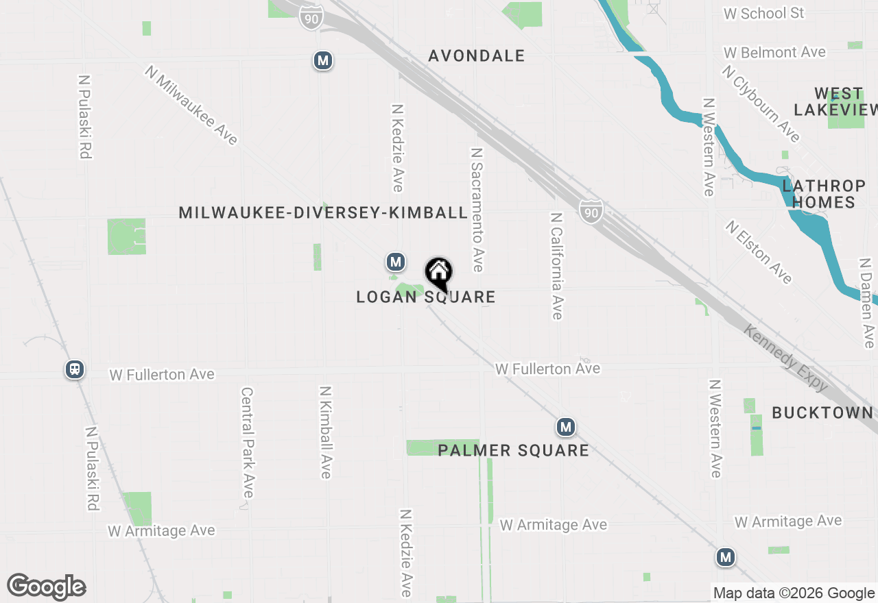 Map of 3061 W Logan Boulevard #6, Chicago, IL 60647