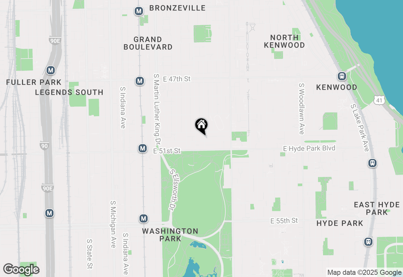 Map of 618 E 50th Place, Chicago, IL 60615