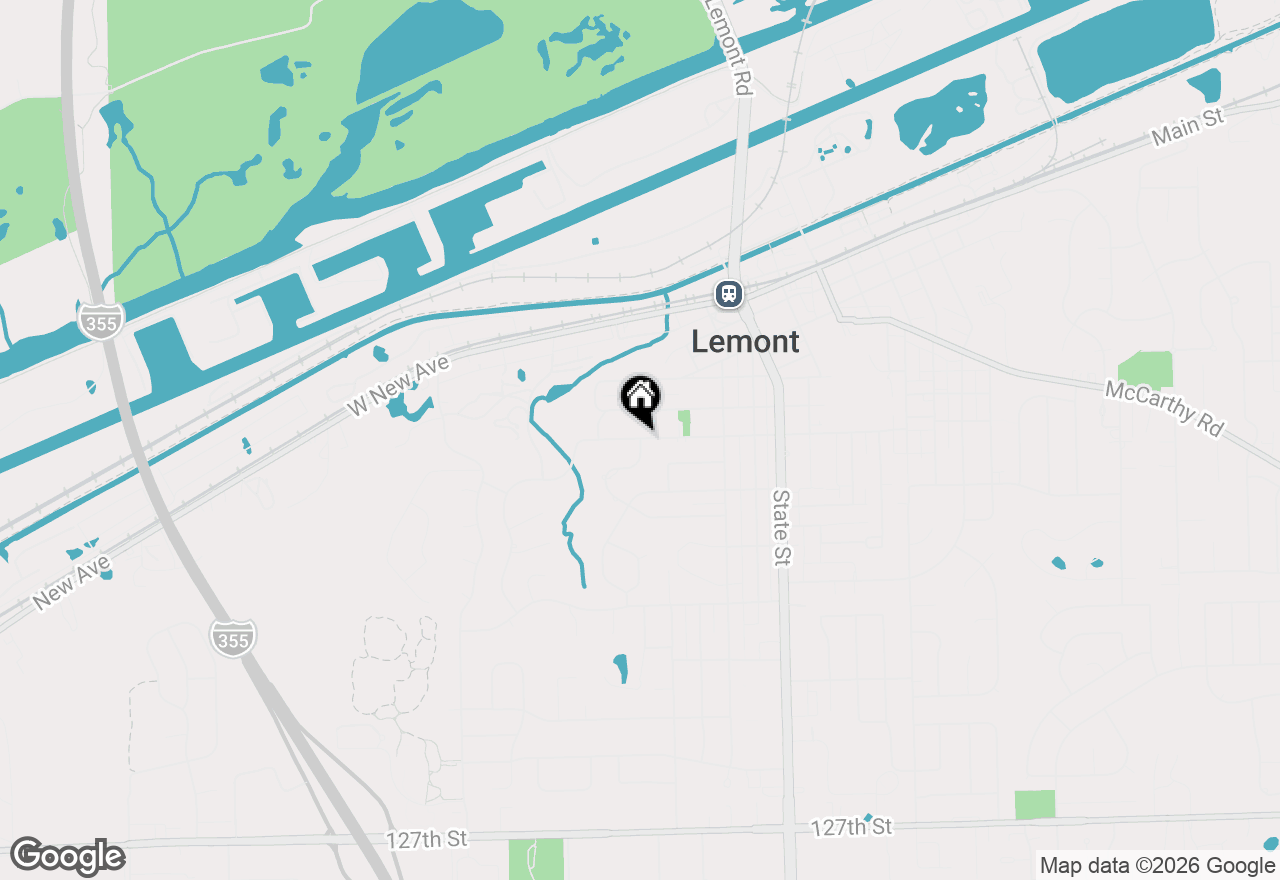 Map of 9 Ridge Road, Lemont, IL 60439