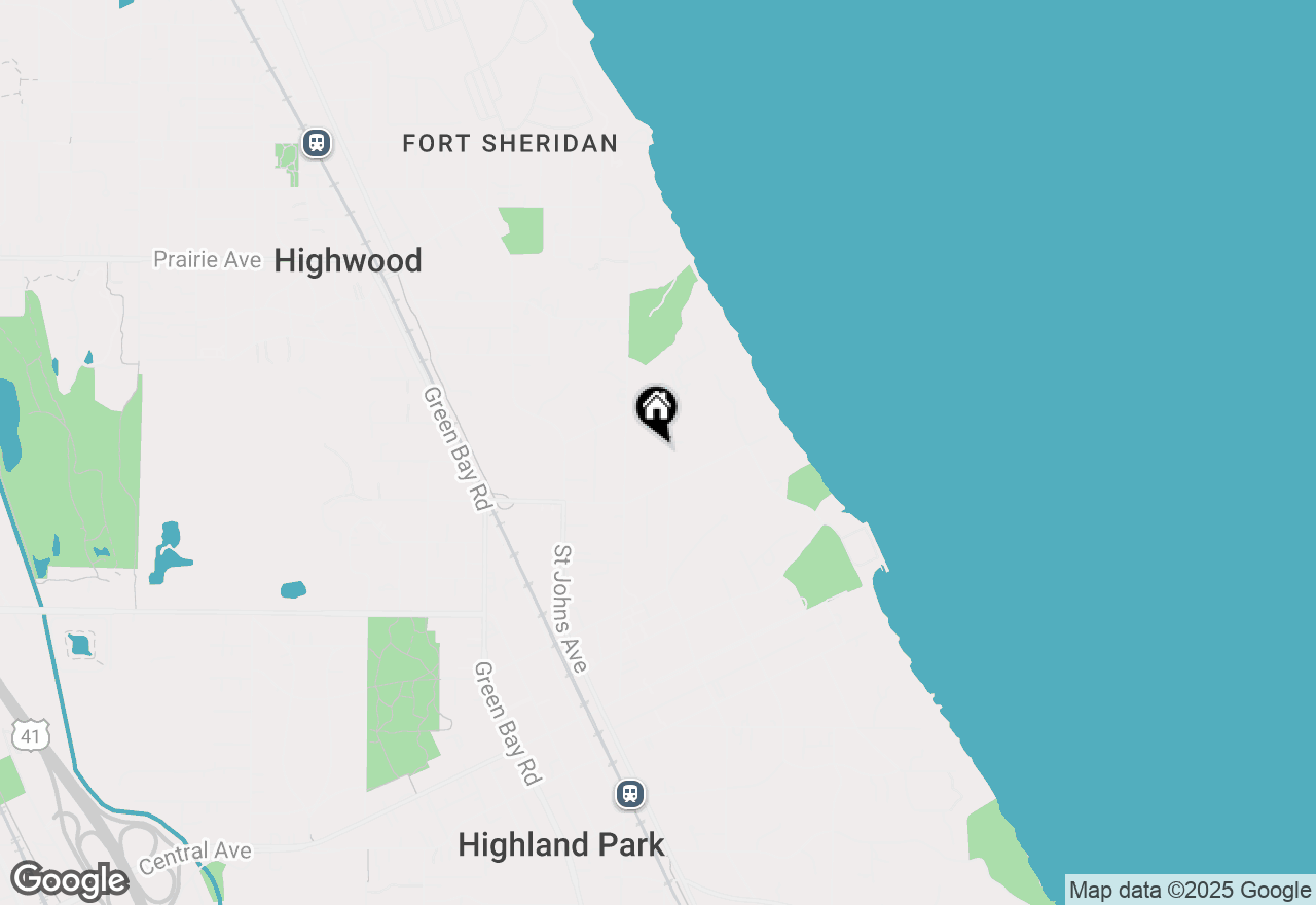 Map of 2276 Linden Avenue, Highland Park, IL 60035