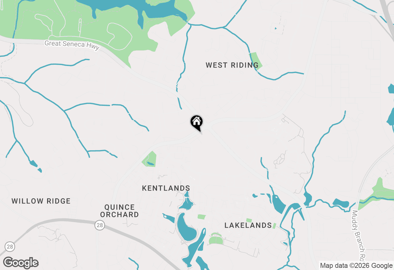 Map of 8 Granite Place #266, Gaithersburg, MD 20878