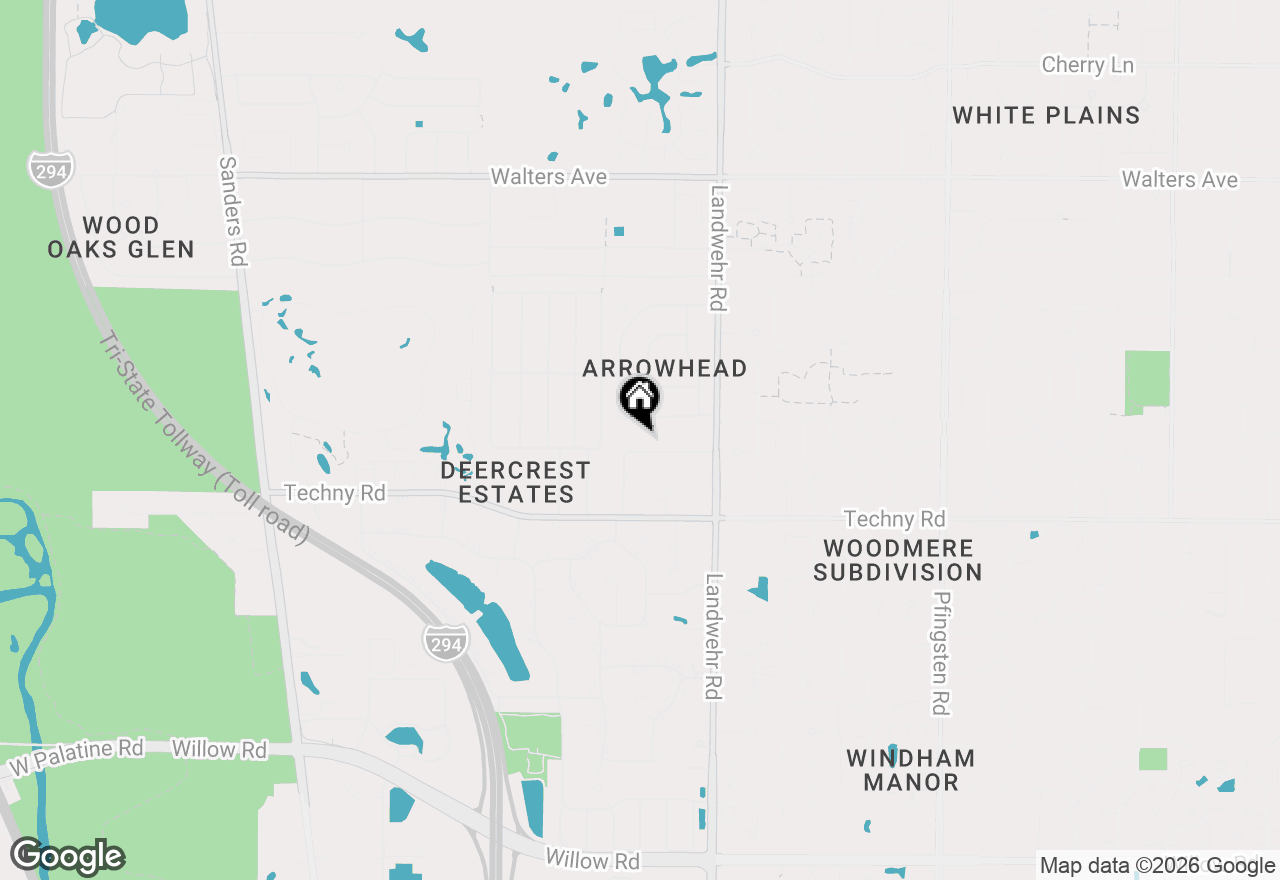 Map of 3340 Lakeside Avenue, Northbrook, IL 60062