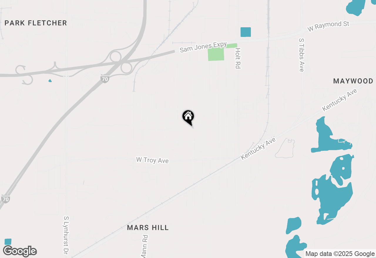 Map of 2814 S Rybolt Avenue, Indianapolis, IN 46241