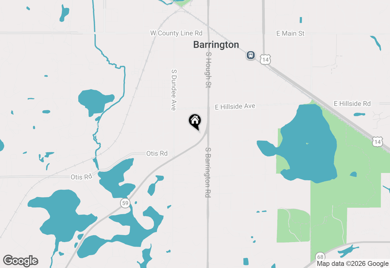 Map of 824 Skyline Drive, Barrington, IL 60010