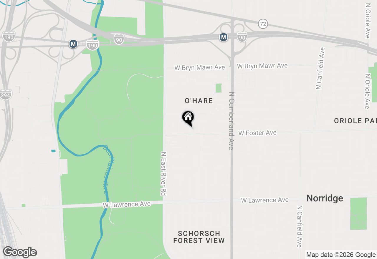Map of 5214 N Potawatomie Avenue #2E, Chicago, IL 60656