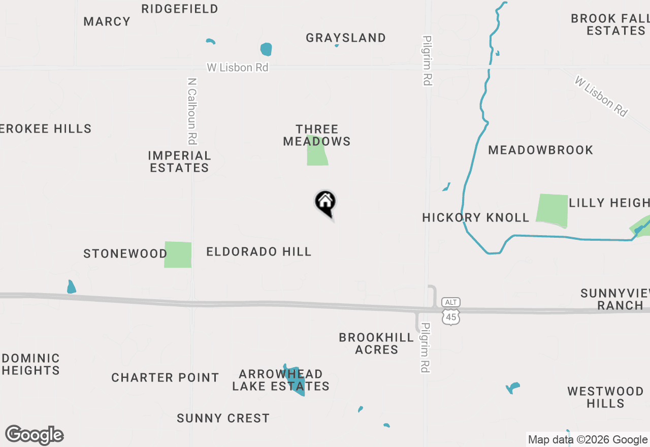 Map of 4260 N 163rd St, Brookfield, WI 53005
