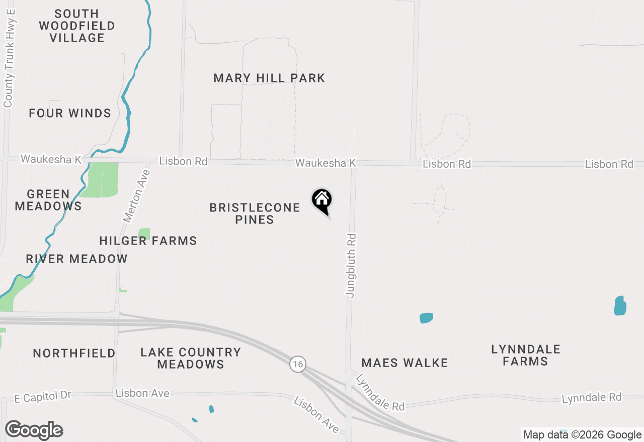 Map of 1810 E Bristlecone Dr, Hartland, WI 53029