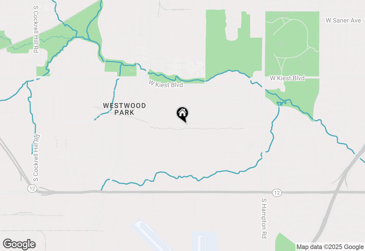 Map of 2928 Southwood Drive, Dallas, TX 75233