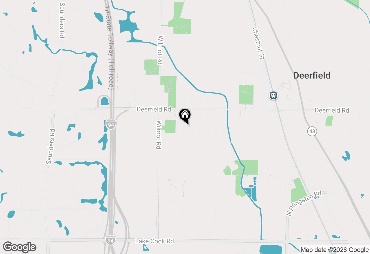 Map of 670 Indian Hill Road, Deerfield, IL 60015