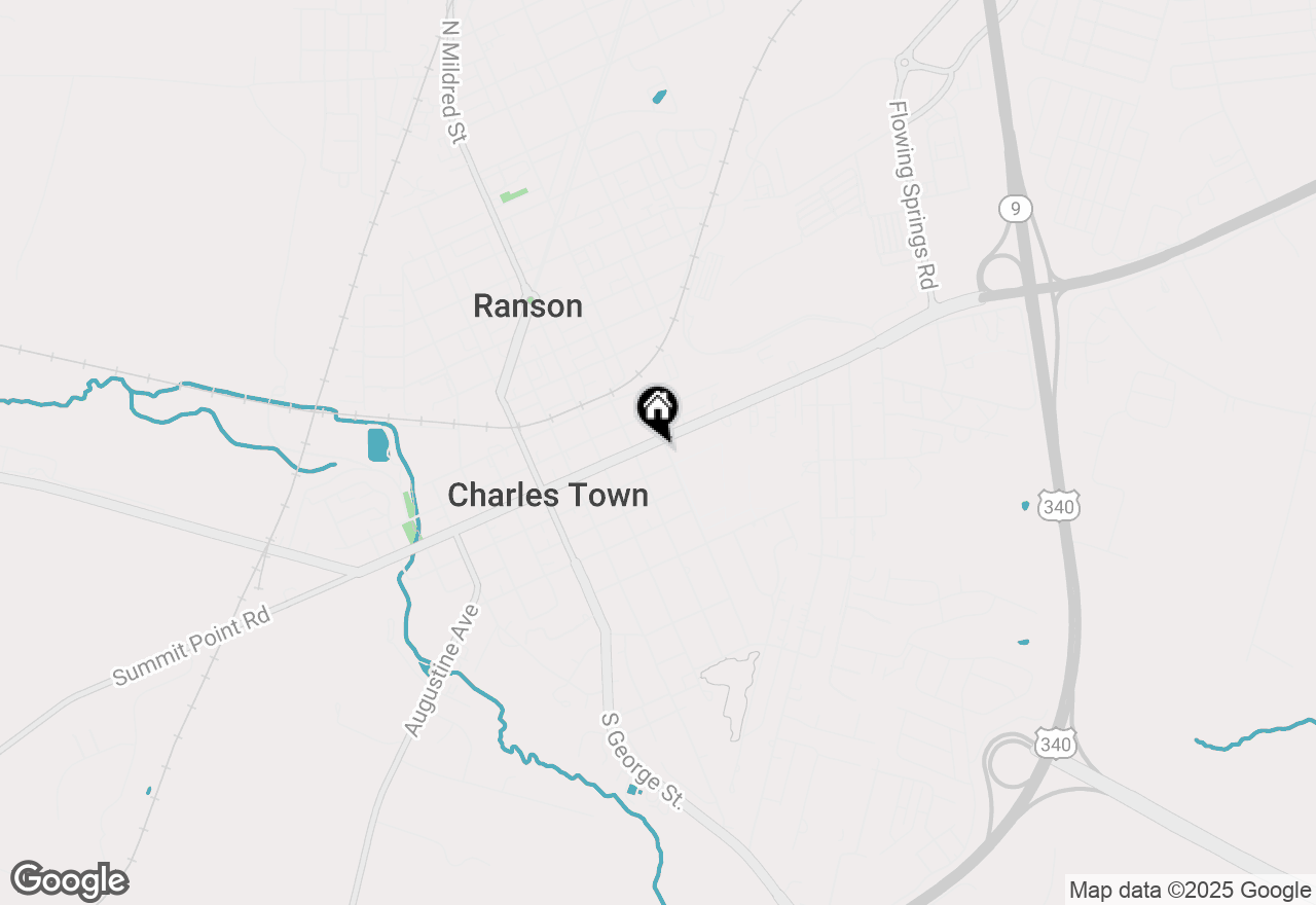 Map of 417 E Washington Street, Charles Town, WV 25414