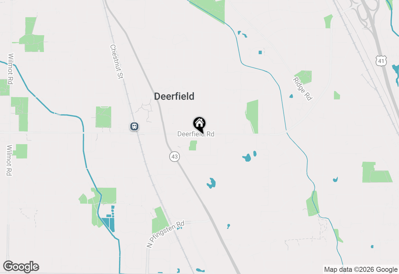 Map of 521 Deerfield Road, Deerfield, IL 60015