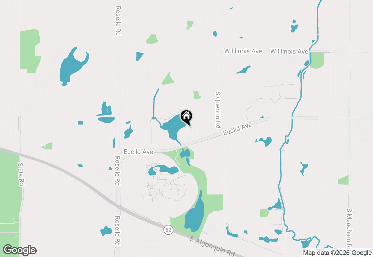 Map of 1250 S Falcon Drive, Palatine, IL 60067