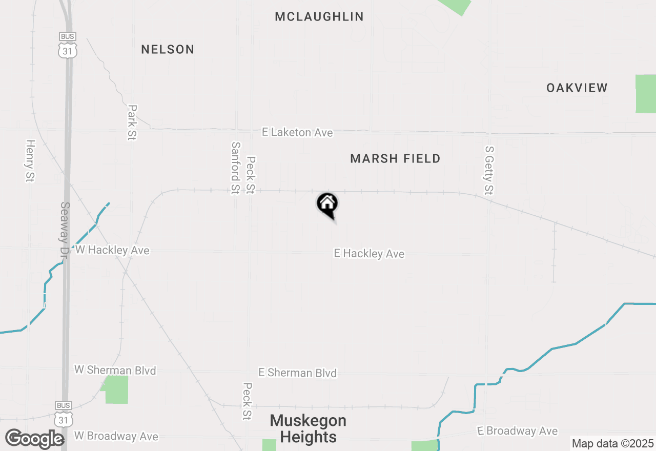 Map of 2100 Reynolds Street, Muskegon, MI 49444