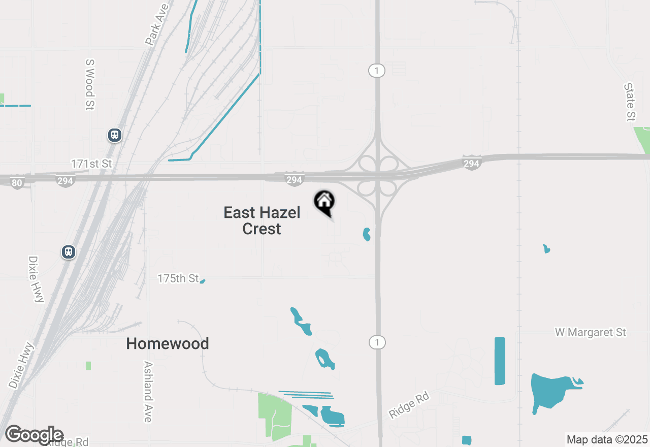 Map of 17307 Lathrop Avenue, East Hazel Crest, IL 60429